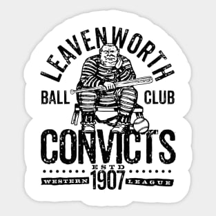 Leavenworth Convicts Sticker